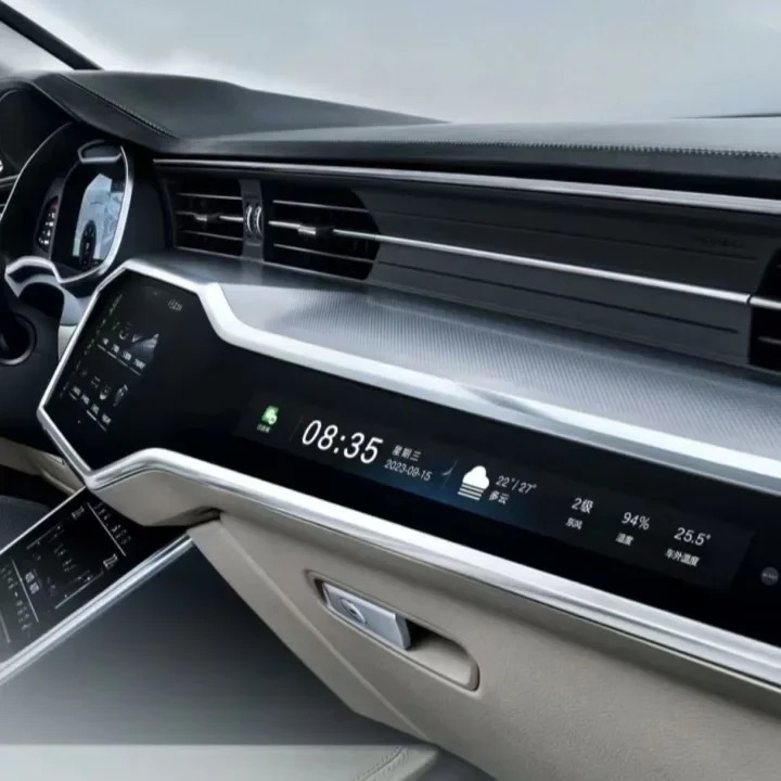 Passenger Side Virtual Cockpit LCD Screen Replacement for  A6 C8 A7 C8 2019-2025 Instrument Interior Trim